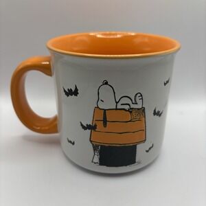Peanuts Snoopy Doghouse Bats Halloween 21 oz  Large Coffee Cup Mug